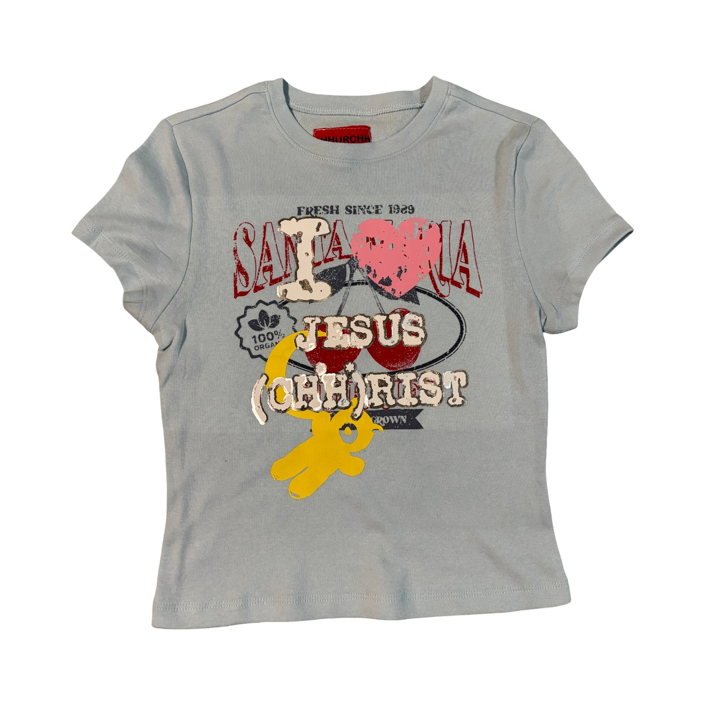 “I Love Jesus Christ” Cropped Tee