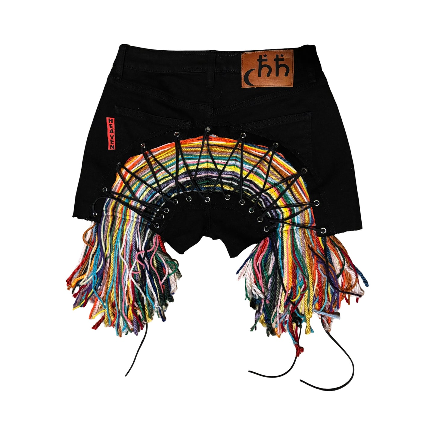 Black Aux Mini Shorts