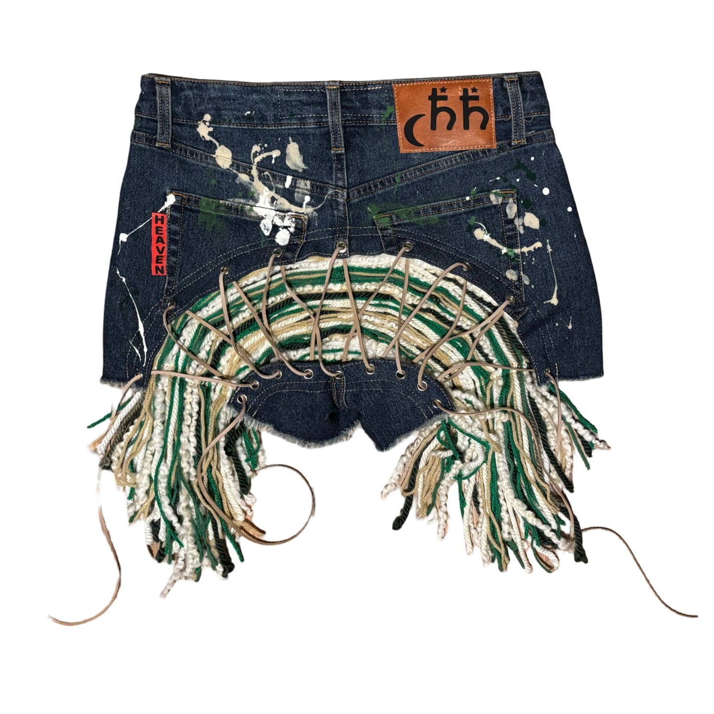 Paint Splatter Aux Mini Shorts