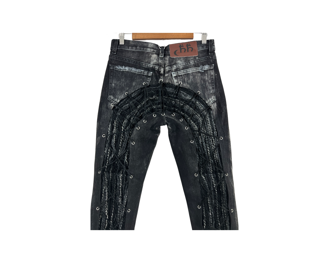 Black Vintage Wash Aux Denim