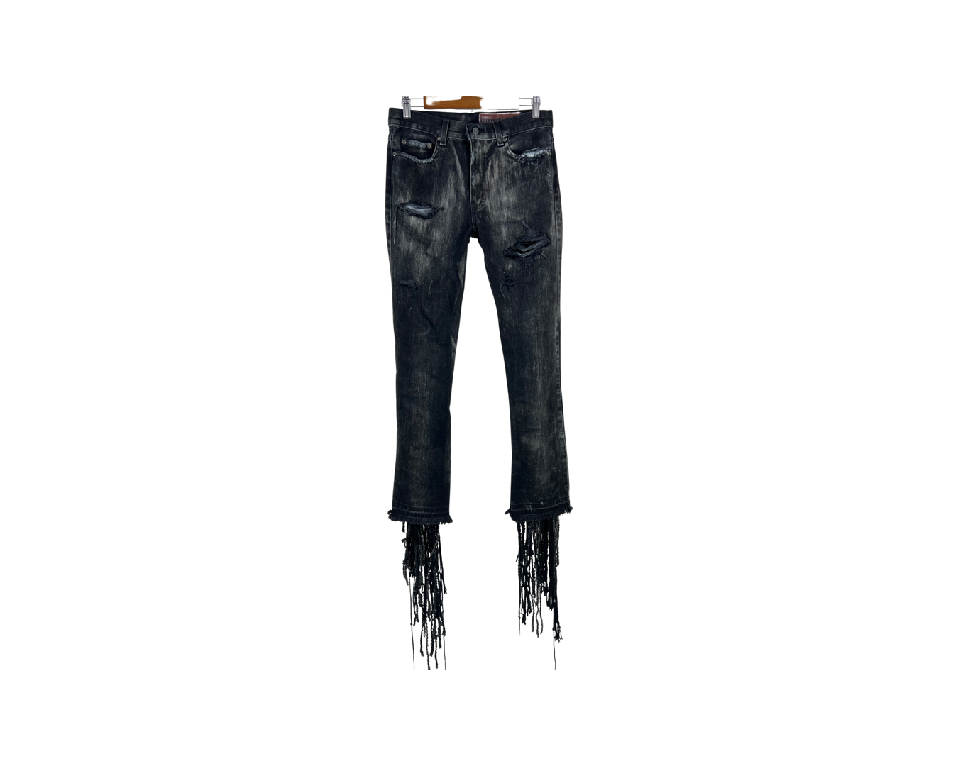 Black Vintage Wash Aux Denim